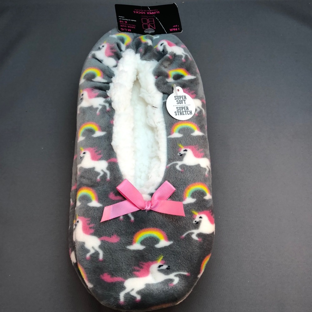 No Boundries Slipper Socks size M-L 8-10